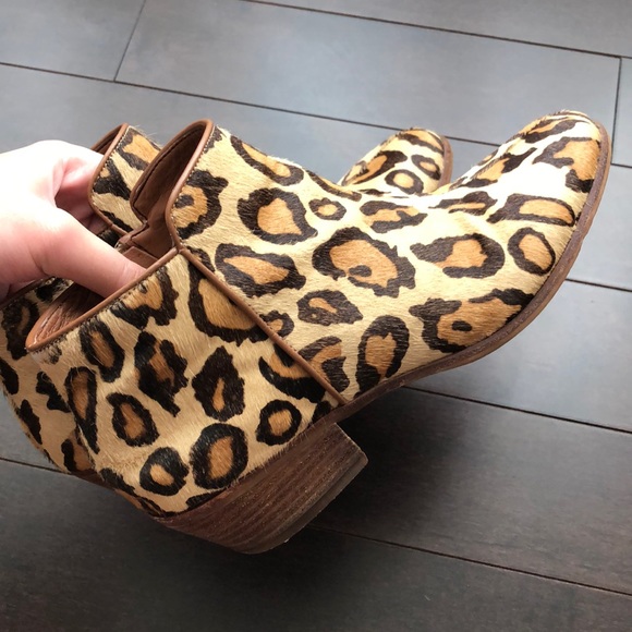 Sam Edelman Calf Hair Cheetah Petty Booties - Picture 14 of 16